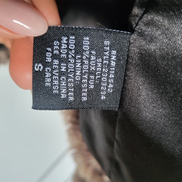 NEW FASHIONNOVA JACKET PULLIVER FAUX FUR ANIMAL PRINT - Picture 3 of 9